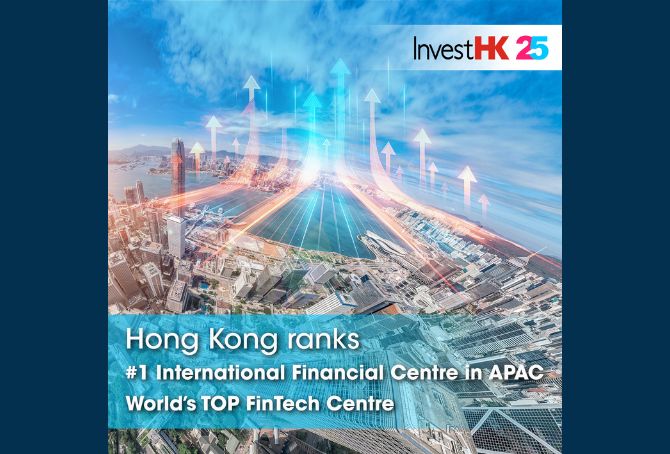 Hong Kong ranks #1 IFC in APAC & #1 Globally in FinTech